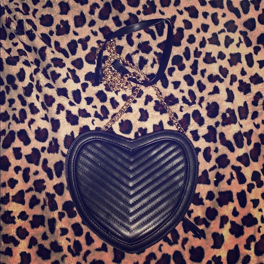A heart shaped purse
